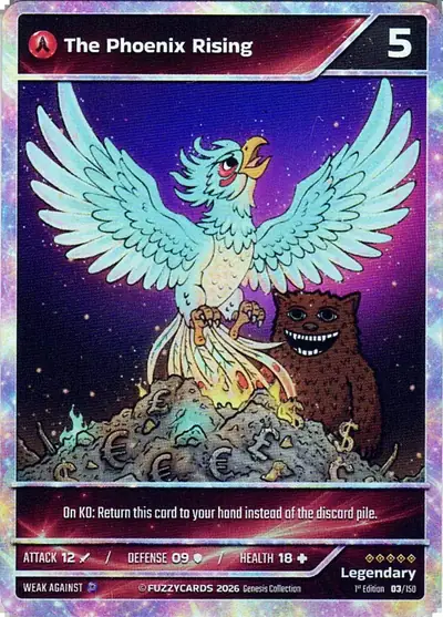 The Phoenix Rising card
