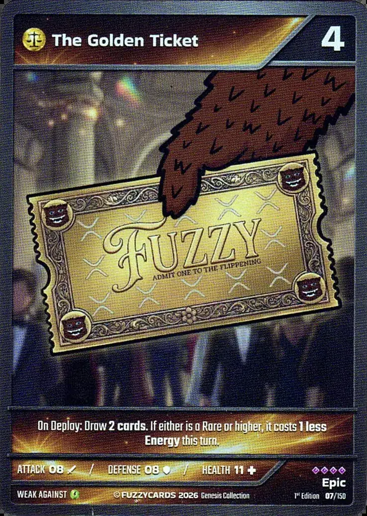The Golden Ticket card