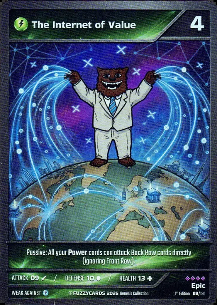 The Internet of Value card