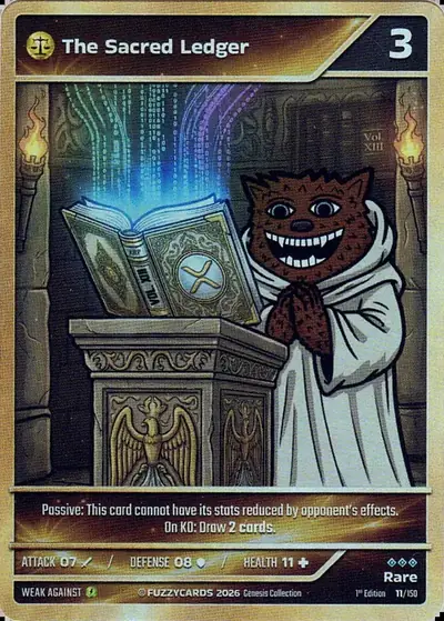The Sacred Ledger card