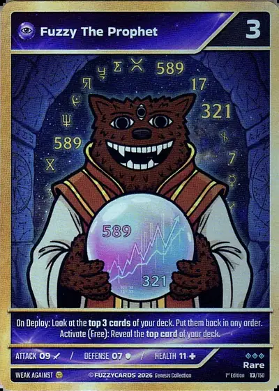 Fuzzy The Prophet card