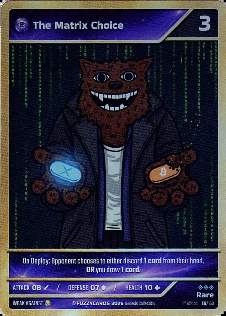 The Matrix Choice card