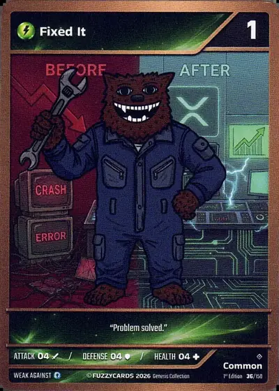 Fixed It card
