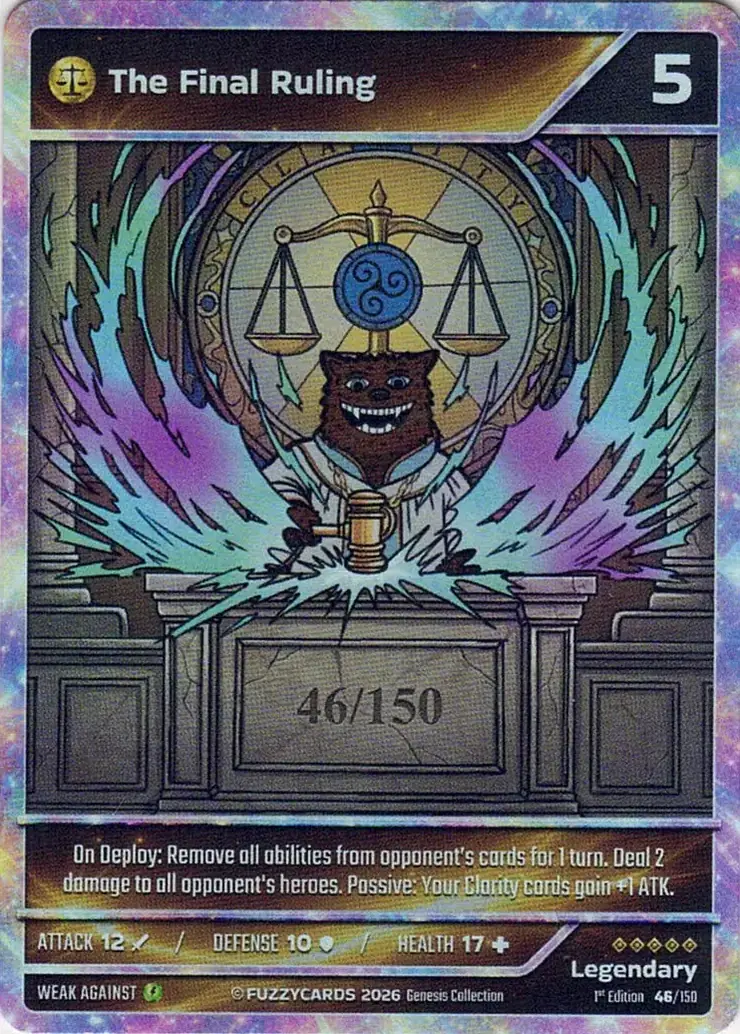 The Final Ruling card