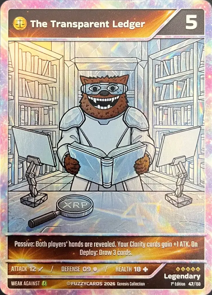 The Transparent Ledger card