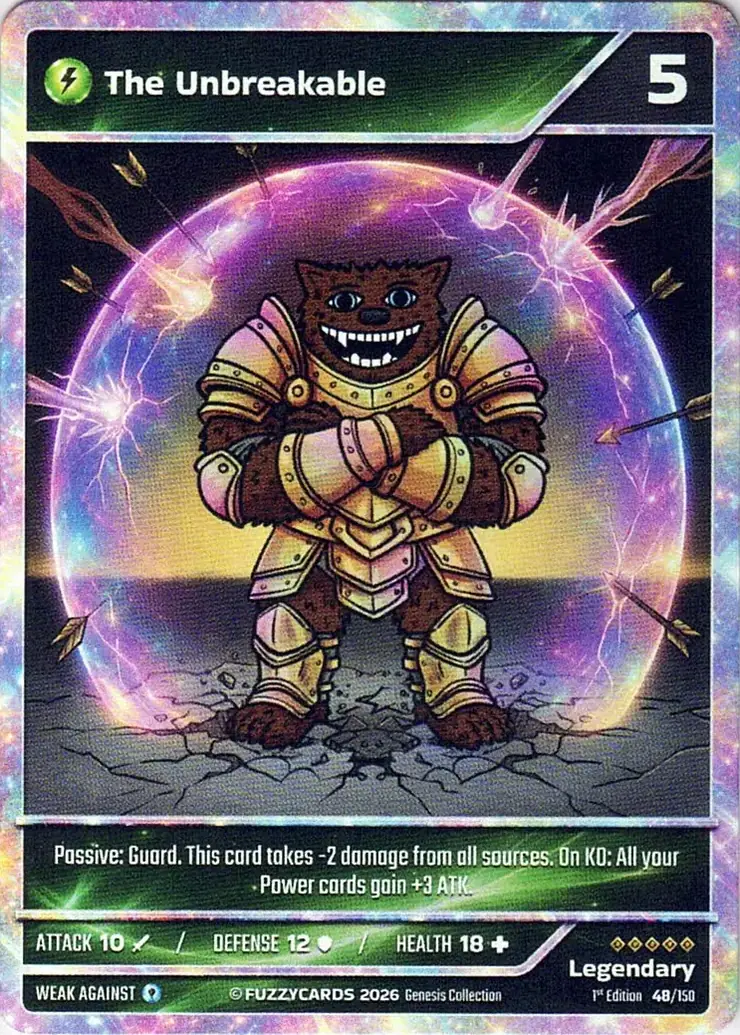 The Unbreakable card
