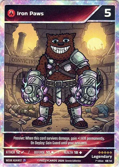 Iron Paws card
