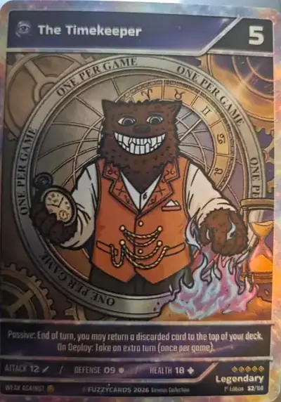The Timekeeper card