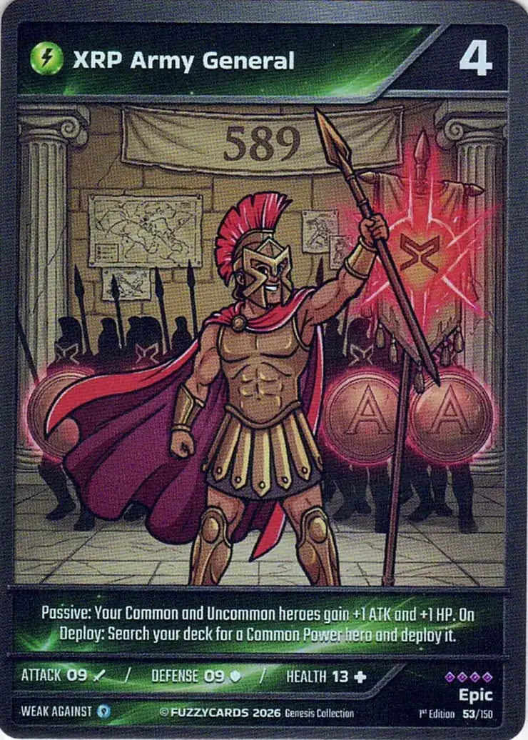 XRP Army General card