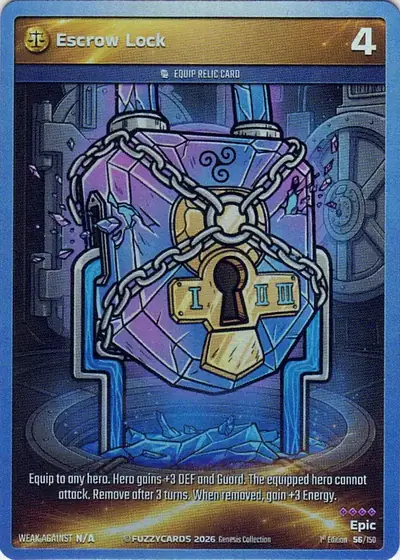 Escrow Lock card