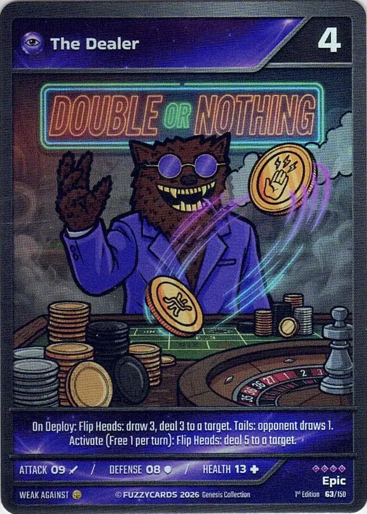 The Dealer card