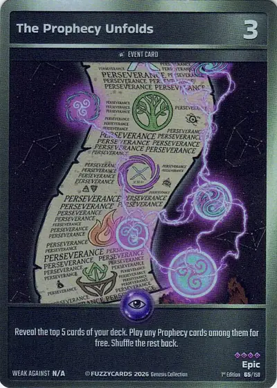 The Prophecy Unfolds card