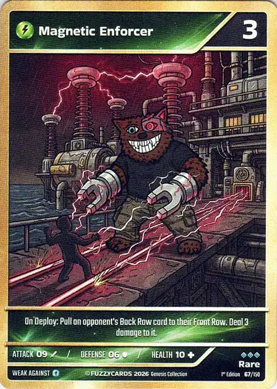 Magnetic Enforcer card