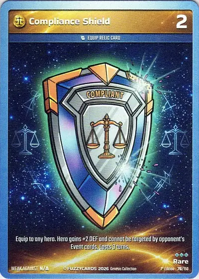 Compliance Shield card