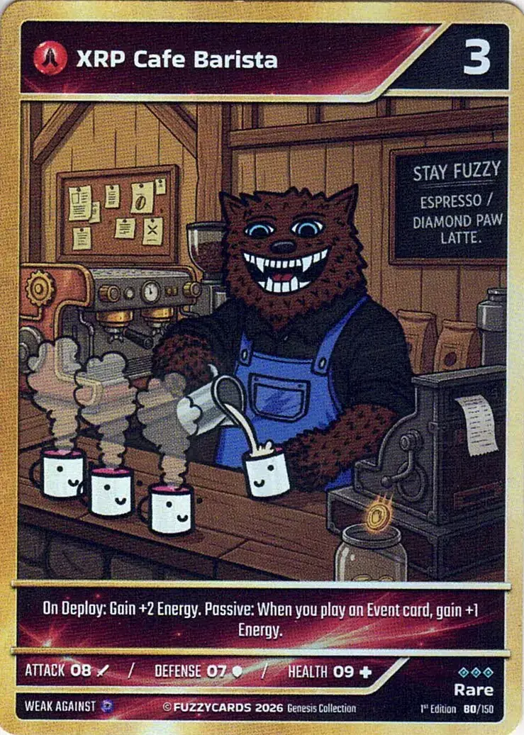 XRP Cafe Barista card