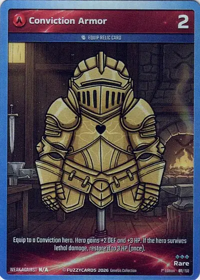 Conviction Armor card