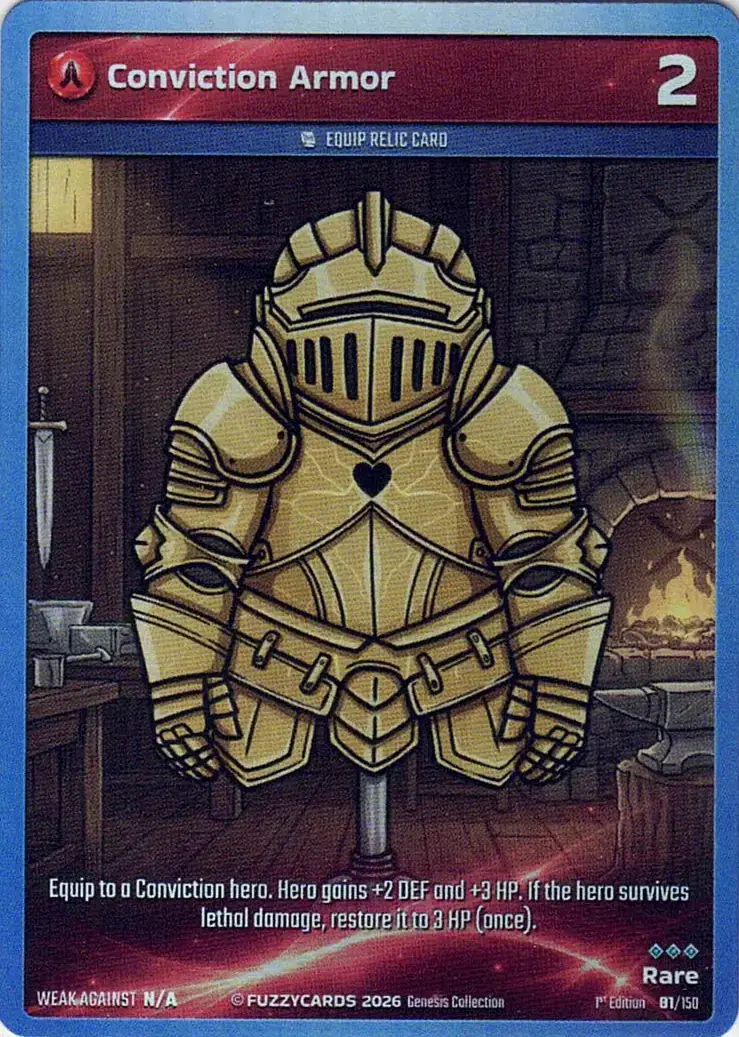 Conviction Armor card