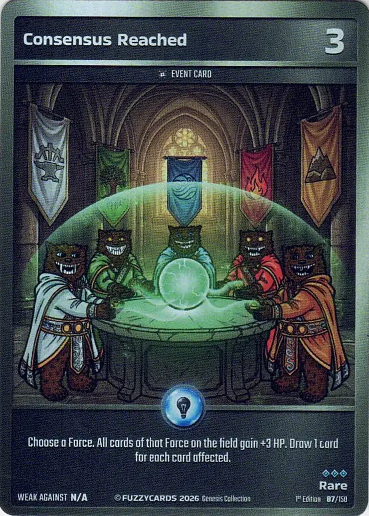 Consensus Reached card