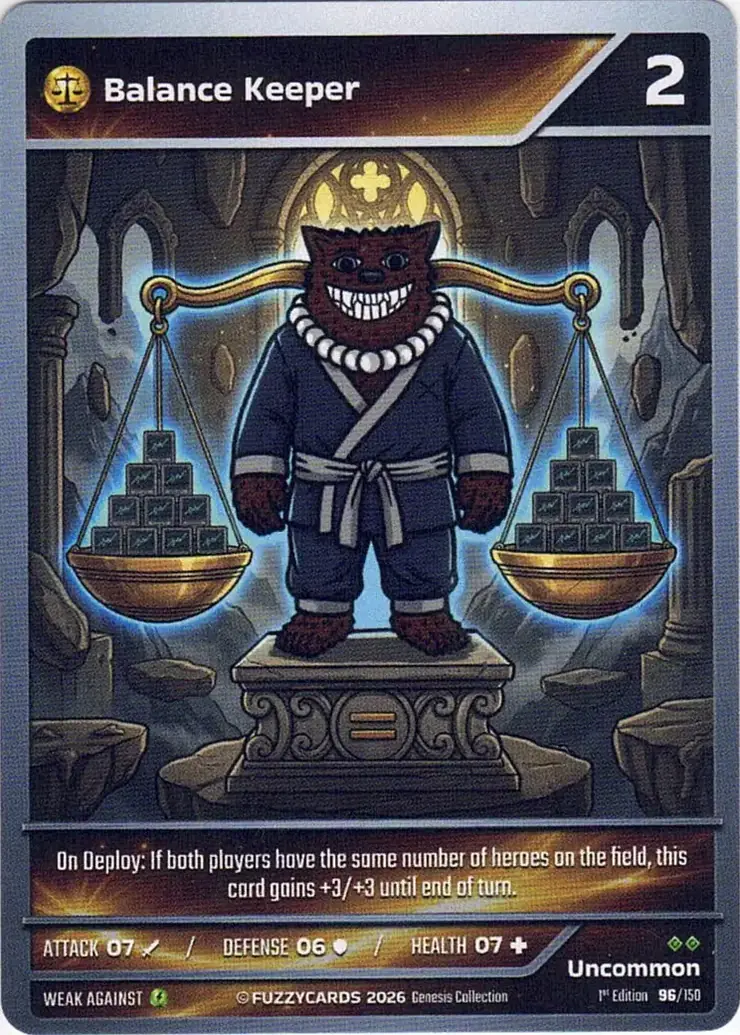 Balance Keeper card