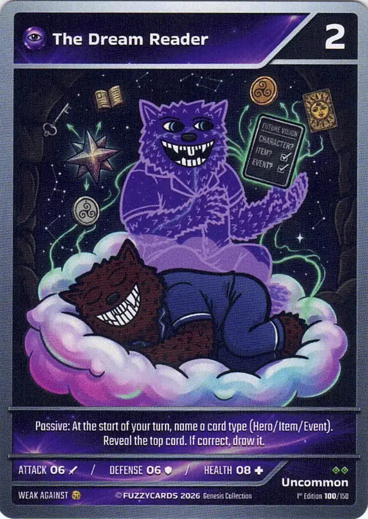 The Dream Reader card