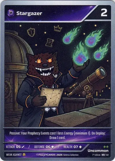 Stargazer card