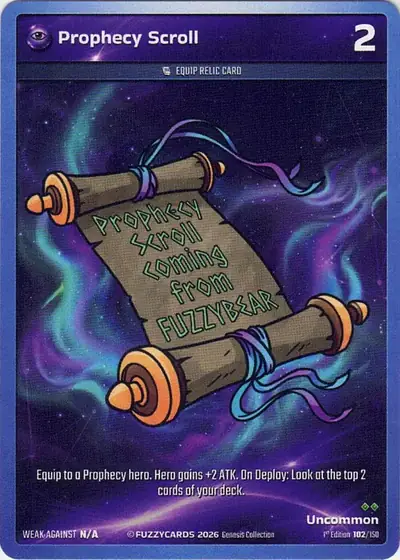 Prophecy Scroll card