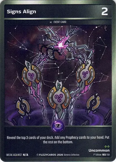 Signs Align card