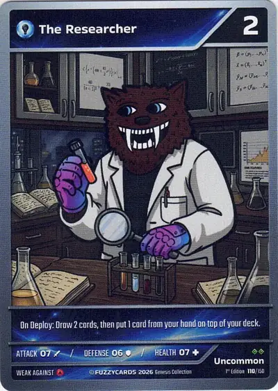 The Researcher card