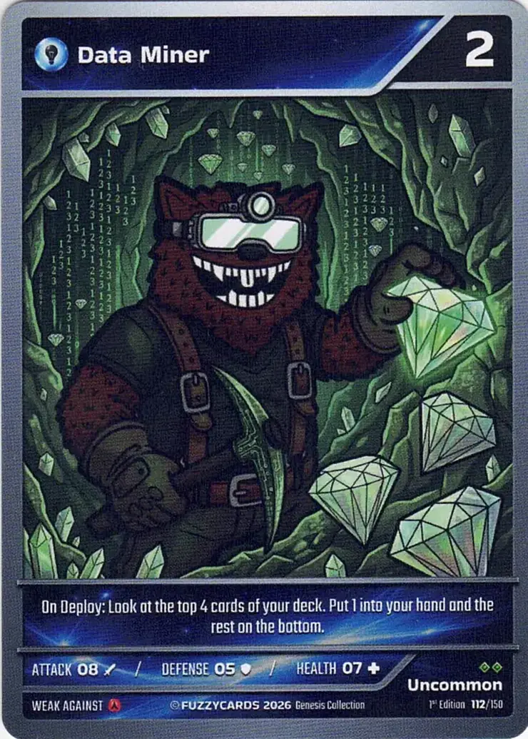 Data Miner card