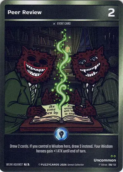 Peer Review card