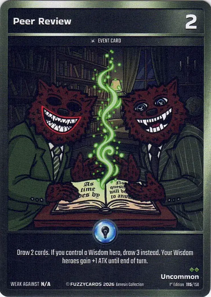 Peer Review card