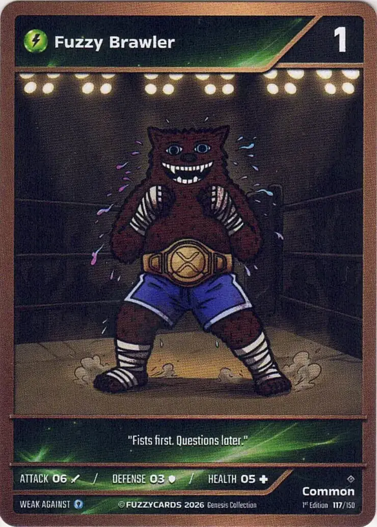 Fuzzy Brawler card