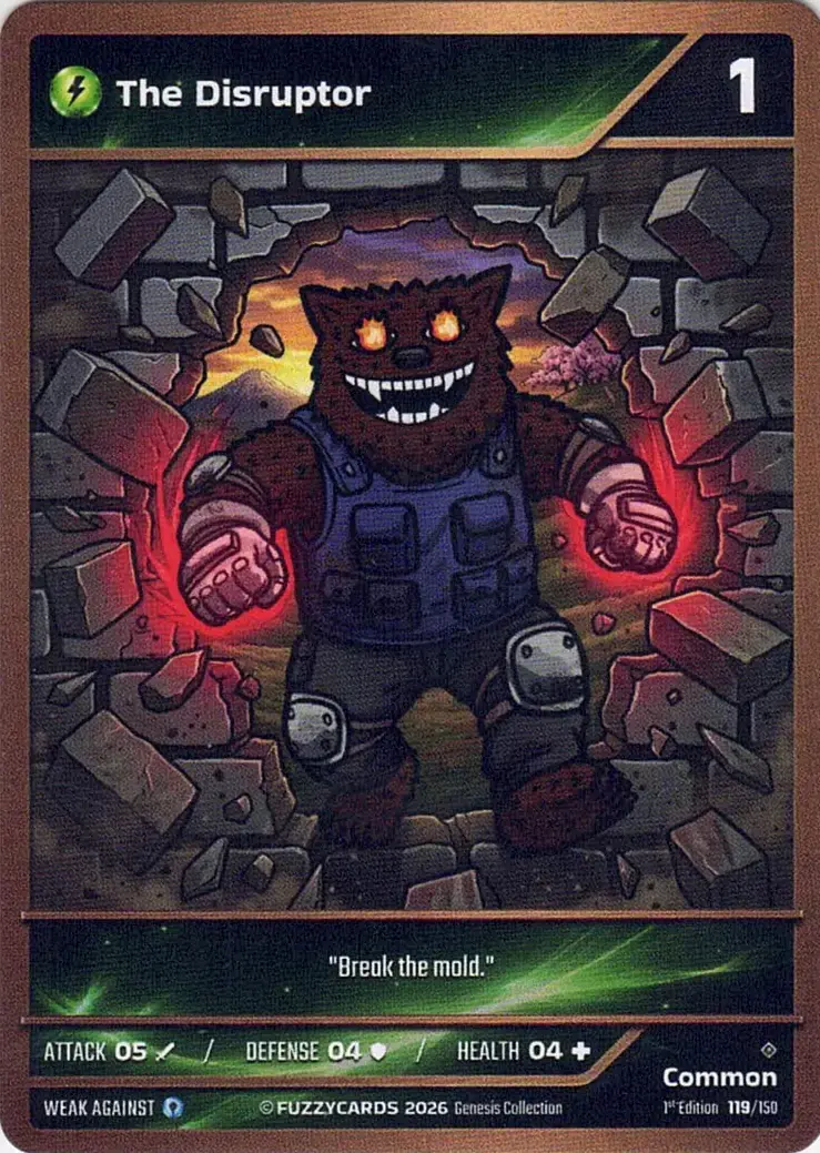 The Disruptor card