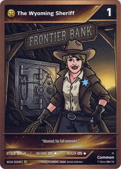 The Wyoming Sheriff card