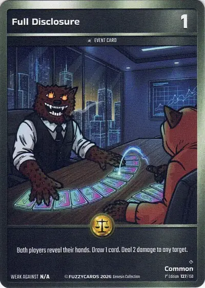 Full Disclosure card