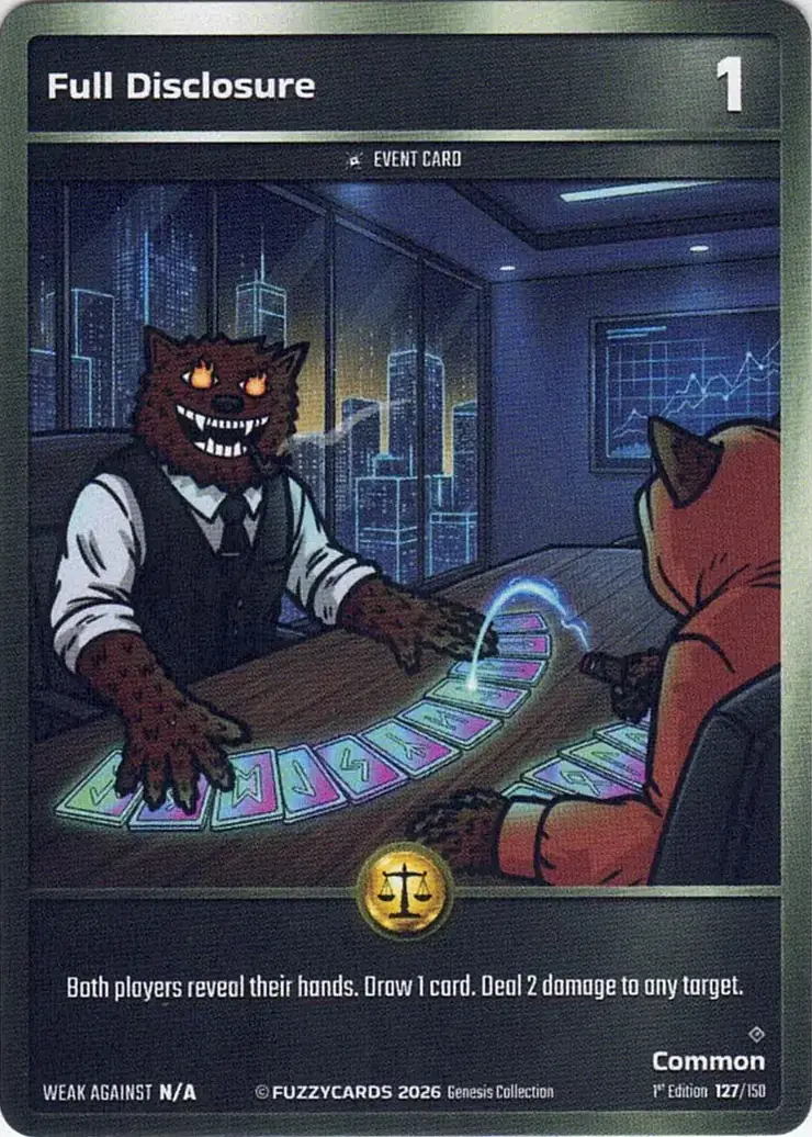 Full Disclosure card