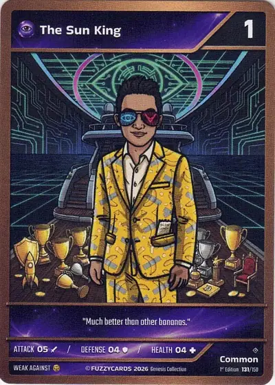 The Sun King card
