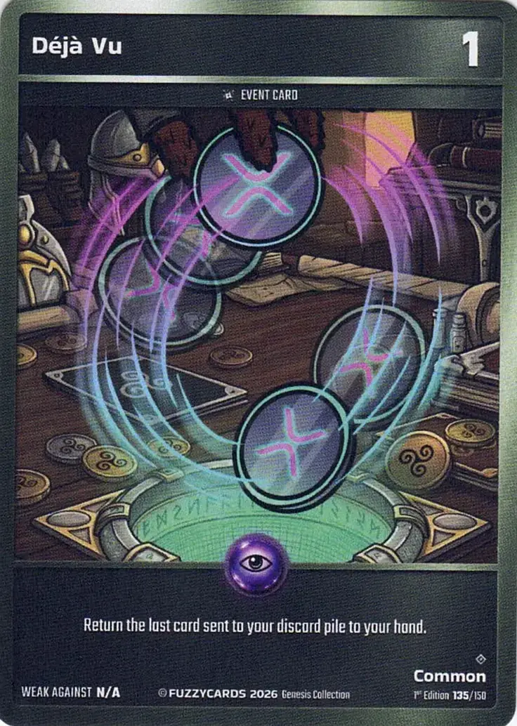 Déjà Vu card