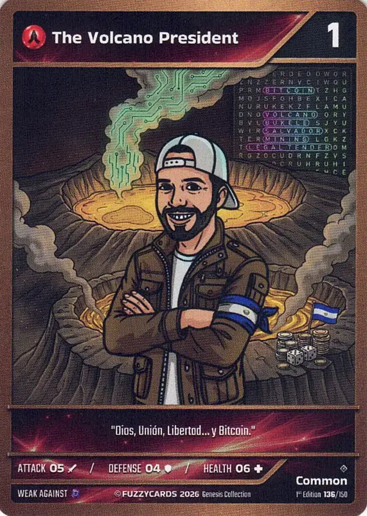 The Volcano President card