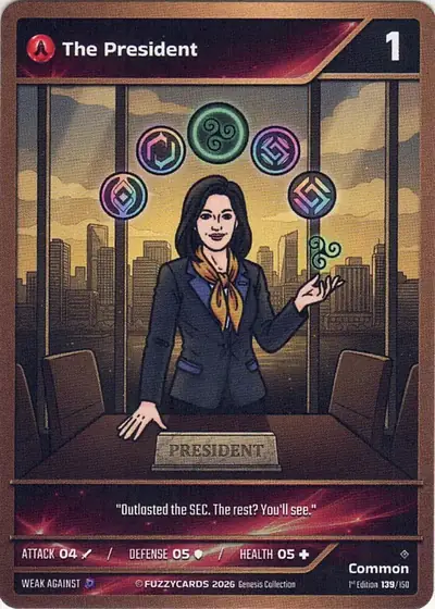 The President card