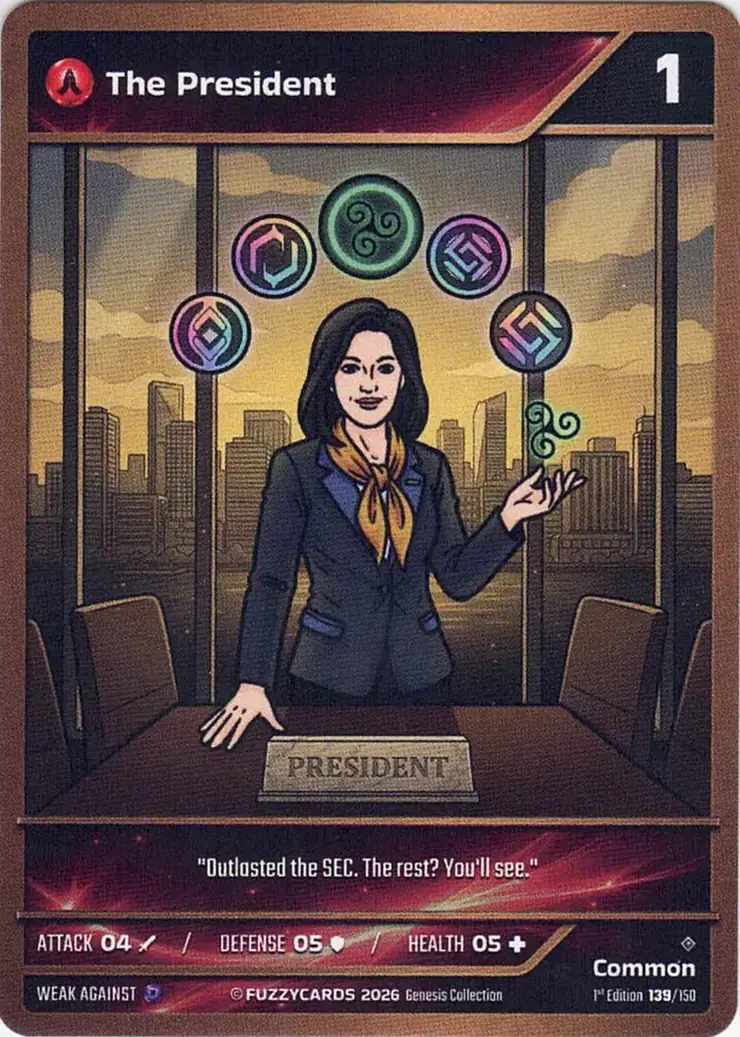 The President card