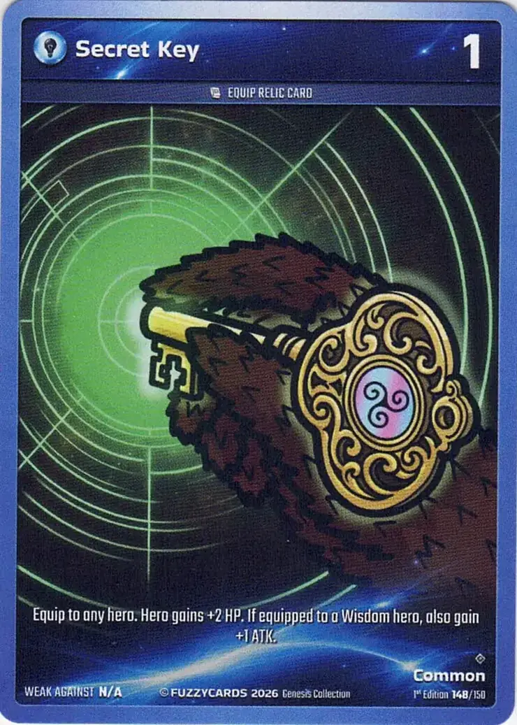 Secret Key card