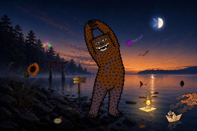 Image from Fuzzy’s post “Turns out, walls are optional.” on X
